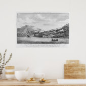 Poster Capitaine Cook ayant été naufragé (Cuisine)