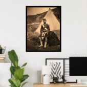 Poster Capitaine Cuninghame Highlander 1855 (Bureau à domicile)