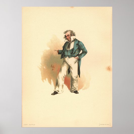 Poster Capitaine Cuttle de Dombey et Son (Devant)