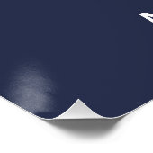 Poster Capitaine de bateau (Personnaliser le nom du capit (Coin)