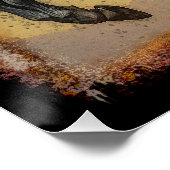 Poster Capitaine de la Garde Chevalier et Cheval (Coin)