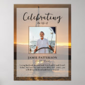 Poster Capitaine de voile Célébration de la vie Photo Fun (Devant)