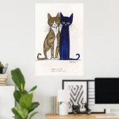 Poster Capitaine et Pete sur toile (Bureau à domicile)