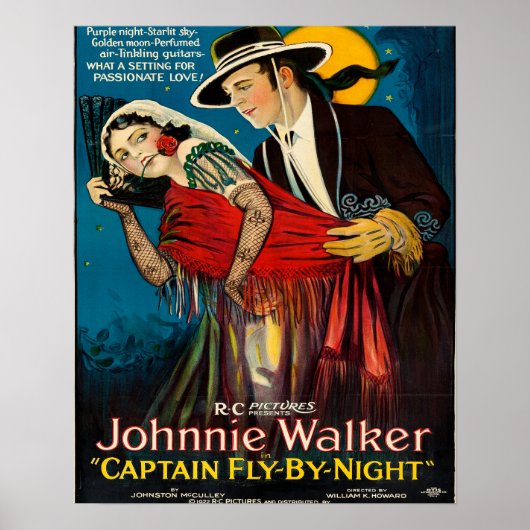Poster Capitaine Fly ~ Par Nuit ~ 1922 (Devant)