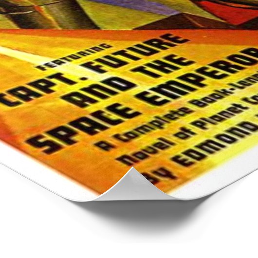 Poster Capitaine Future et empereur de l'espace (Coin)