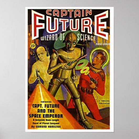 Poster Capitaine Future et empereur de l'espace (Devant)
