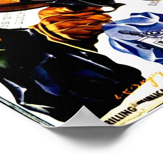 Poster Capitaine Future et les sept zones spatiales (Coin)