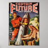 Poster Capitaine Future — le monde perdu du temps (Devant)