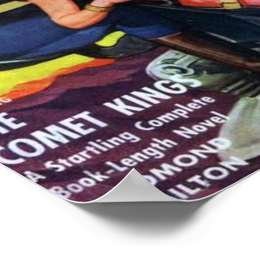 Poster Capitaine Future — Le roi comète (Coin)