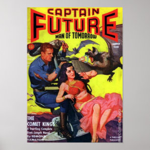 Poster Capitaine Future — Le roi comète