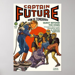 Poster Capitaine Future — Quête au-delà des étoiles