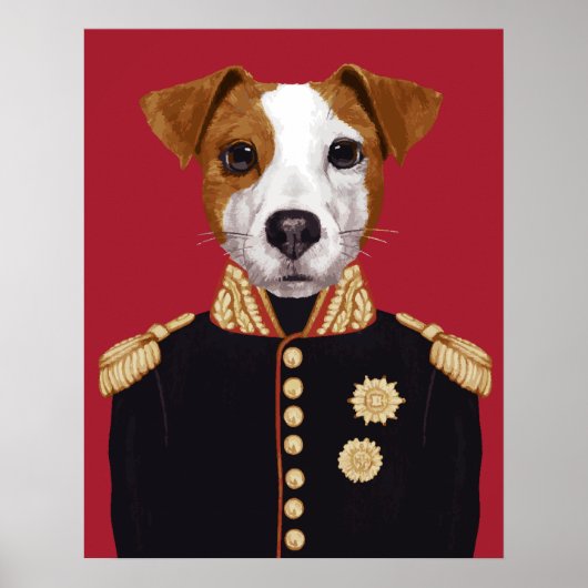 Poster Capitaine Jack Russell (Devant)