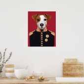 Poster Capitaine Jack Russell (Cuisine)