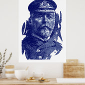 Poster Capitaine John Smith, HMS Titanic (Cuisine)