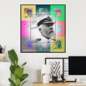 Poster Capitaine Pop Art Smith de RMS Titanic (Bureau à domicile)