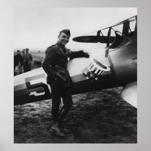 Poster Capitaine Rickenbacker