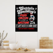 Poster Capitaine Spaulding Fried Chicken Essence (Cuisine)