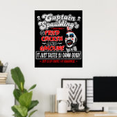 Poster Capitaine Spaulding Fried Chicken Essence (Bureau à domicile)