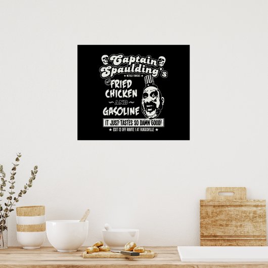 Poster Capitaine Spauldings (Cuisine)