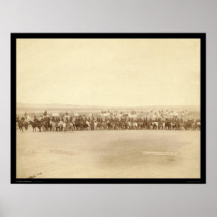 Poster Capitaine Taylor et 70 Scouts indiens SD 1891