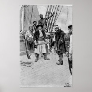 Poster Capitaine Tongrelow a pris le plus grand, illustra