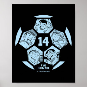 Poster Capitaine Tsubysa Ryo Ishizaki (football Byll)