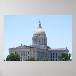 Poster Capitale de l'État de l'Oklahoma