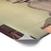 Poster Capitale des lions du pilier de l'empereur Ashoka (Coin)