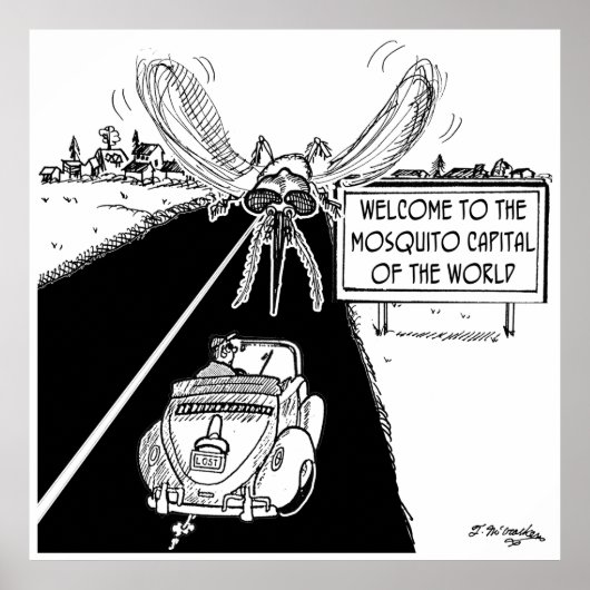 Poster Capitale mondiale des moustiques (Devant)