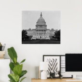 Poster Capitol américain (Bureau à domicile)