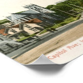 Poster Capitol Ave., Omaha, Nebraska Vintage (Coin)