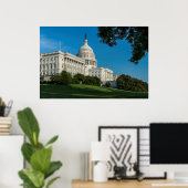 Poster Capitol Building West View (Bureau à domicile)