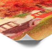 Poster Capitol Dome en automne, par Albert Hencke (Coin)