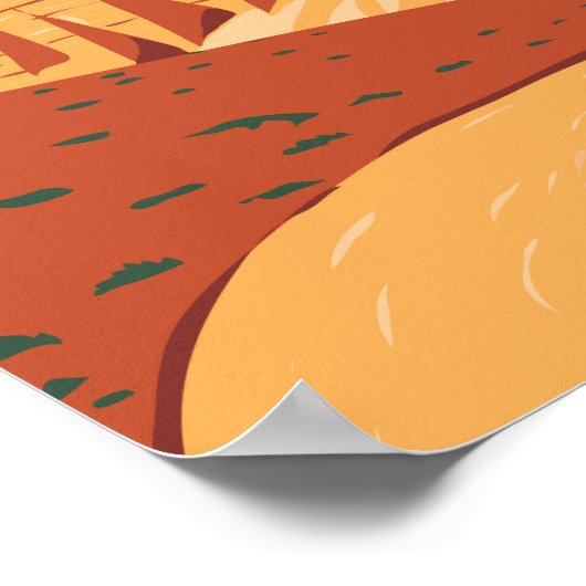 Poster Capitol Reef National Park Cathedral Valley Loop (Coin)