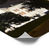 Poster Capitole d'Austin, Texas à la nuit (Coin)