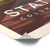 Poster Capitole de l'État de la Caroline du Sud Colombie (Coin)