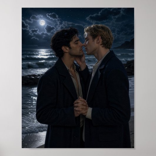 Poster Capitulation au Clair de Lune | Projet d'Art Gay (Devant)