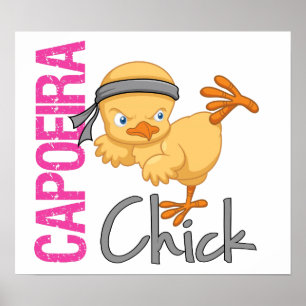 Poster Capoeira Chick