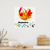 poster capoeira fogo ax (Cuisine)