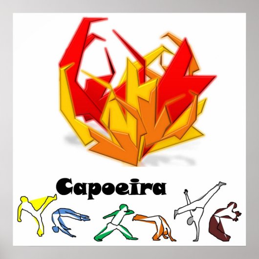 poster capoeira fogo ax (Devant)