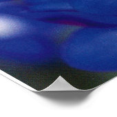 Poster capot bleu avec abeille (Coin)