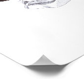 Poster Capote Truman EXCLUSIF "En encre froide" (Coin)
