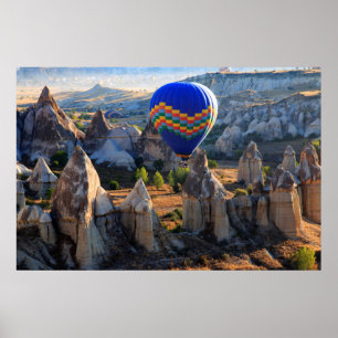 Poster Cappadoce, Goreme   Montgolfière