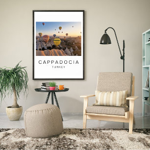 Poster Cappadoce Turquie Photo de Voyage en Montgolfière