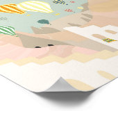 Poster Cappadocia Day Art | Hot Air Balloon Turquie Trave (Coin)