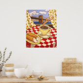 Poster Cappuccino & Cannoli (Cuisine)