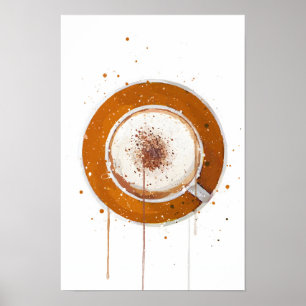 Poster Cappuccino Orange