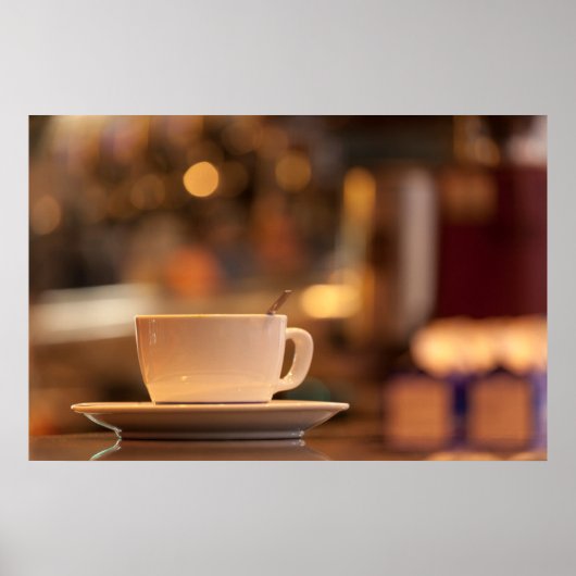 Poster Cappuccino, Venise, Italie (Devant)