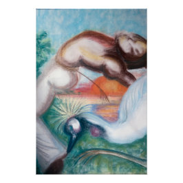 Poster : Cappuera with a Crane Perfect Poster