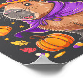 Poster Cappy Halloween Capybara Witch (Coin)